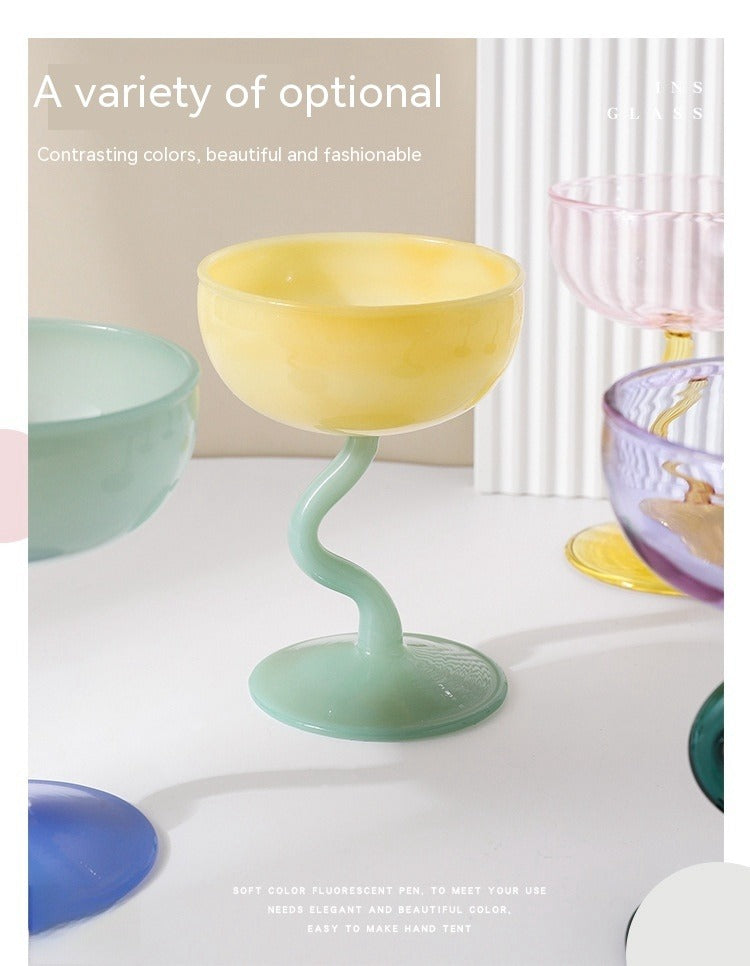 240ml Glass Dessert Goblet Cup