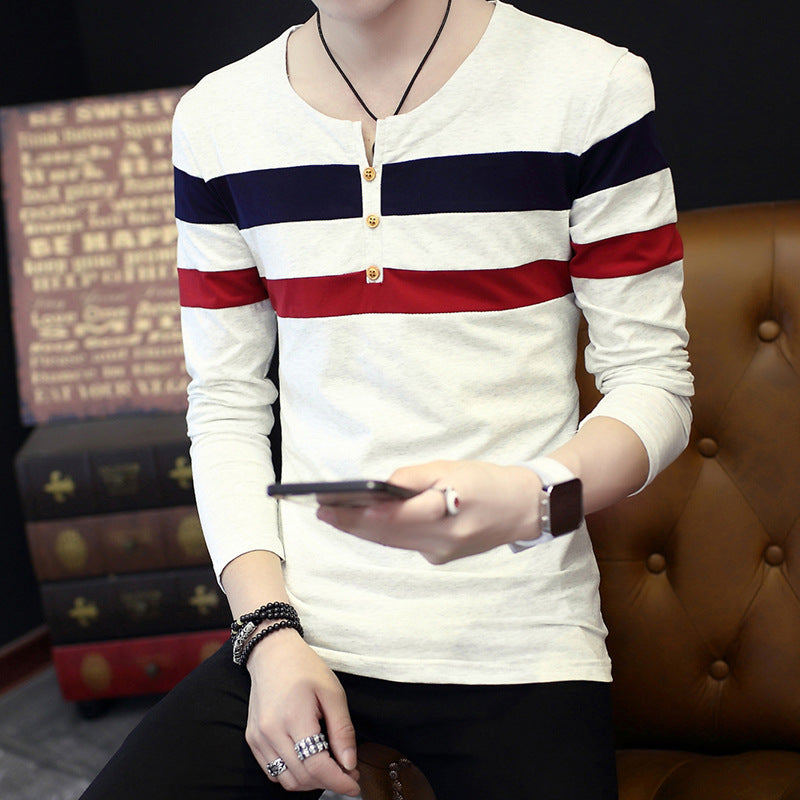 Men's Slim-Fit Long Sleeve T-Shirt