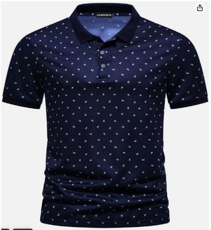 Men's Casual Polo Shirt - Comfortable & Versatile Top