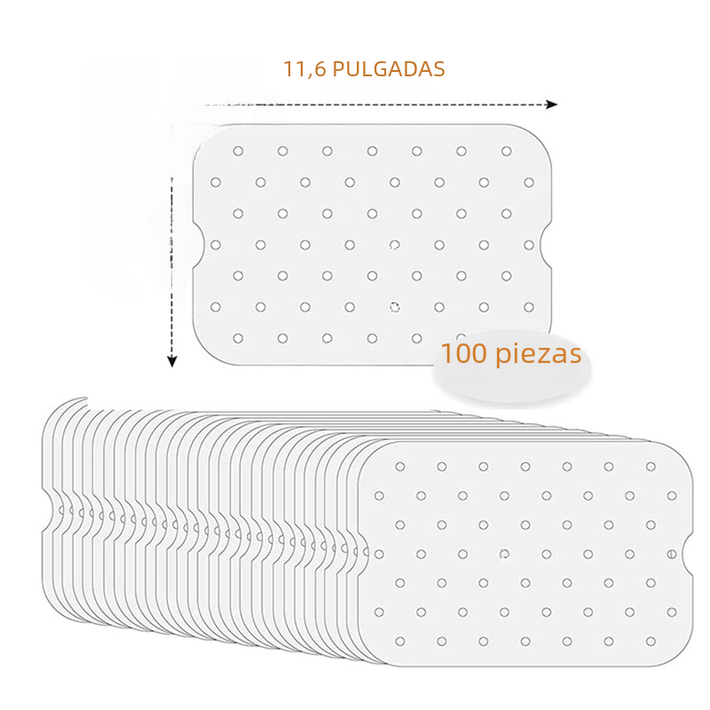 Dual Air Fryer Baking Parchment Paper 14x20.5cm