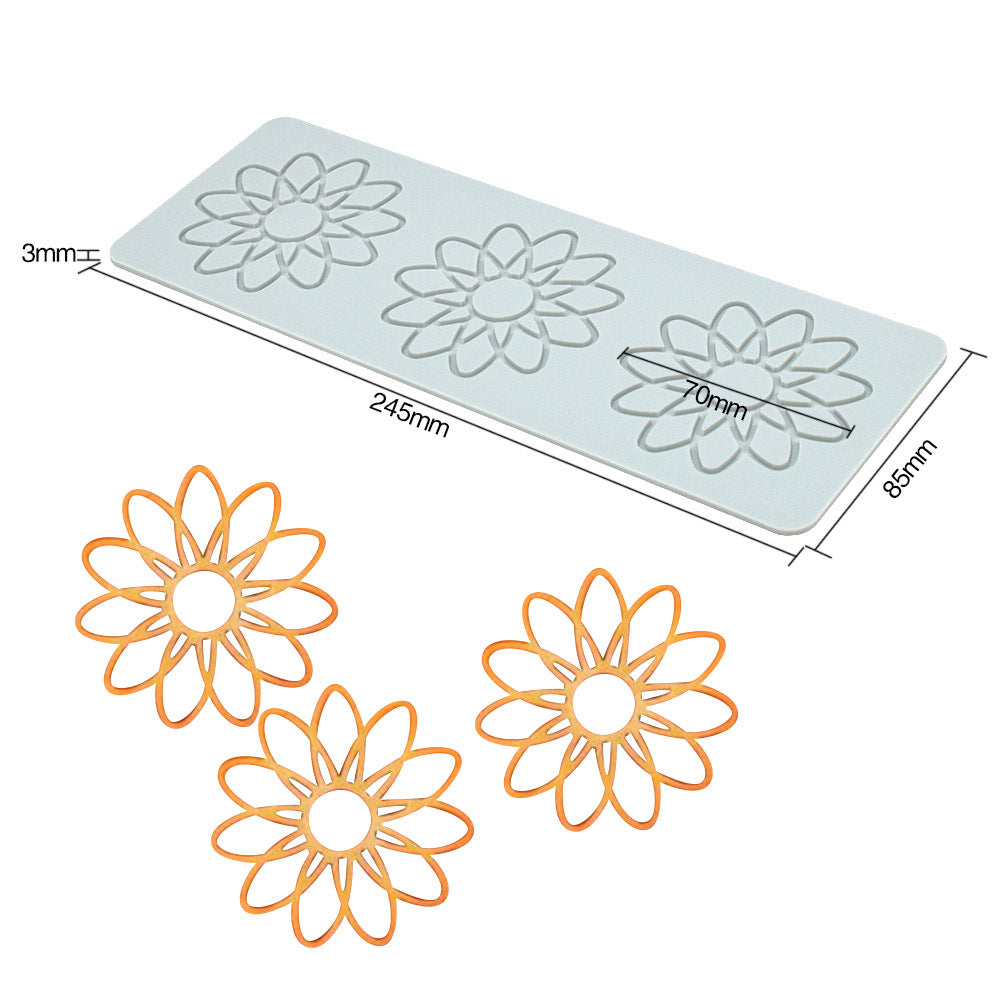 Pineapple Fruit Crisps Silicone Lace Mat for Baking
