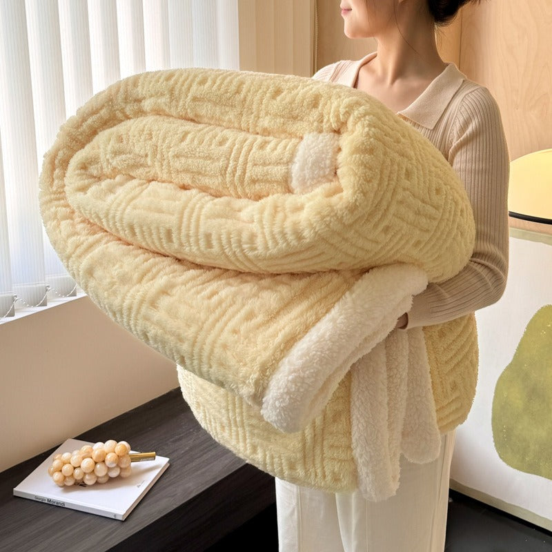Thick Coral Fleece Winter Blanket