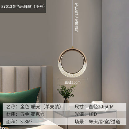 Nordic-Style Minimalist Pendant Light for Bedroom