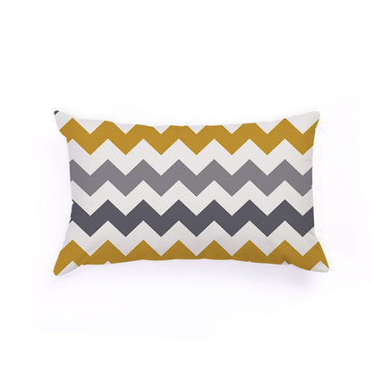 Nordic Geometric Elk Flag Custom Plush Pillow