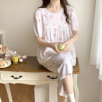 Women's Cotton Pajamas Set - Short Sleeve
