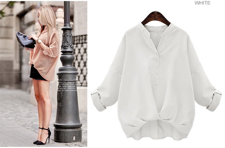 Spring/Summer Women's Loose Cotton Shirt