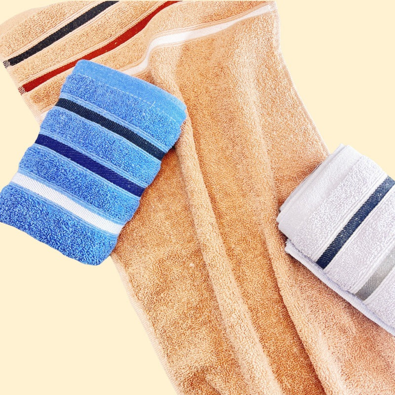 Embroidered Logo Cotton Face Towels for Wholesale