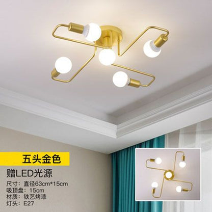 Modern Minimalist LED Ceiling Light for Bedroom and Living Room