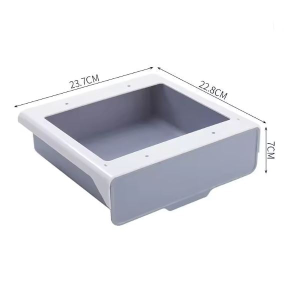 Stylish Under Cabinet Storage Box for Desk Organization