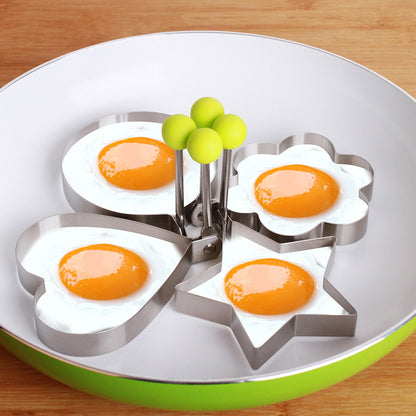 Thick Stainless Steel Egg Frying Mold for Poached Eggs