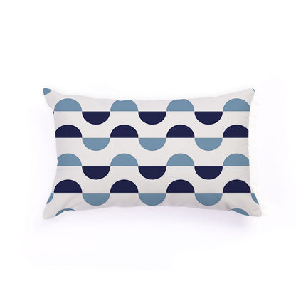 Nordic Geometric Elk Flag Custom Plush Pillow