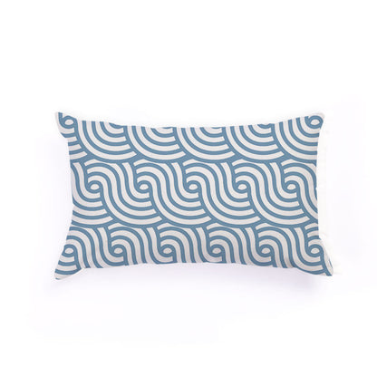 Nordic Geometric Elk Flag Custom Plush Pillow