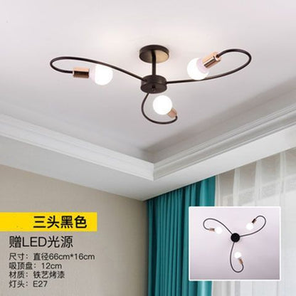 Modern Minimalist LED Ceiling Light for Bedroom and Living Room