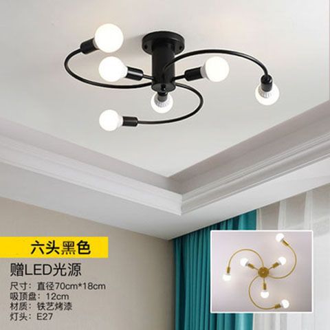 Modern Minimalist LED Ceiling Light for Bedroom and Living Room