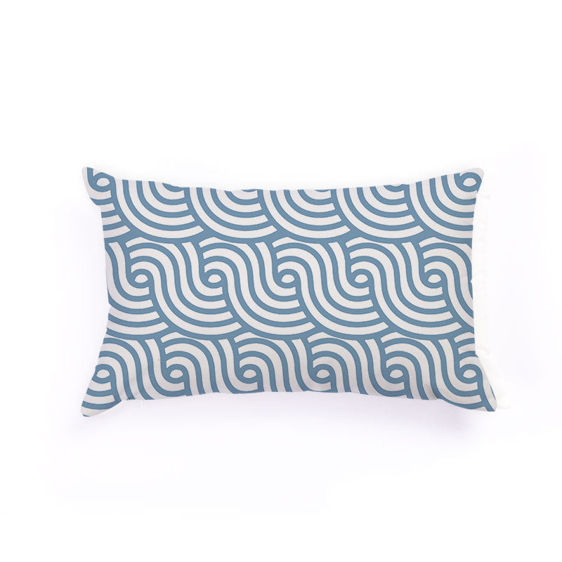 Nordic Geometric Elk Flag Custom Plush Pillow