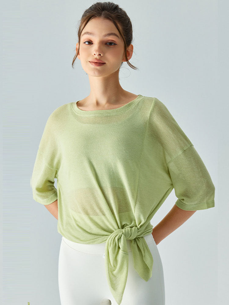Lightweight Loose Yoga Cover-Up for Women