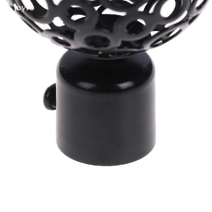 2pcs Iron Curtain Rod Finials - 22mm & 28mm Diameter