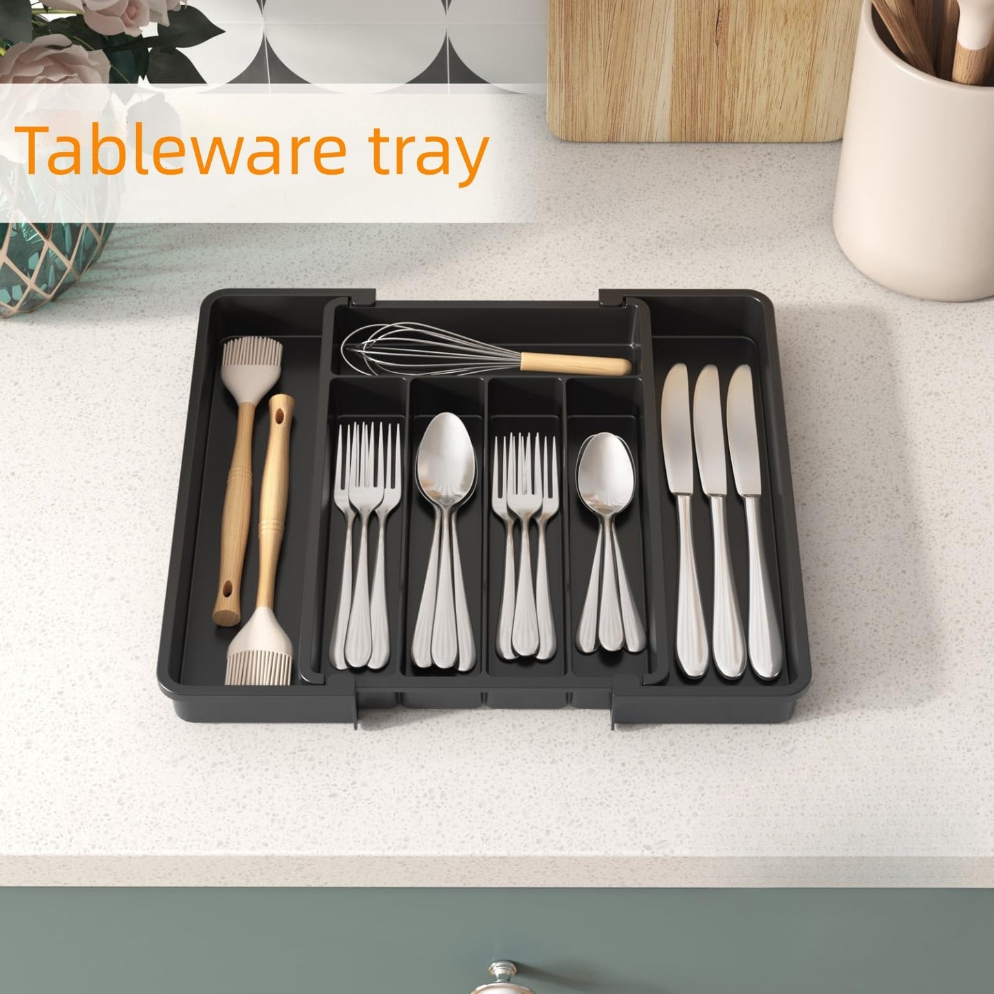 Expandable Kitchen Drawer Organizer