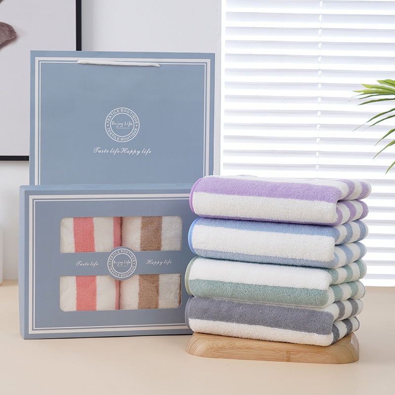 Thick Coral Fleece Towel - Absorbent and Durable