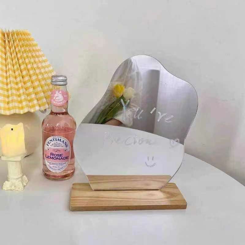 Irregular Makeup Mirror for Student Dorm Decor