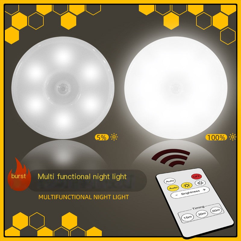 Remote Control Bedside Light with Magnetic Charging