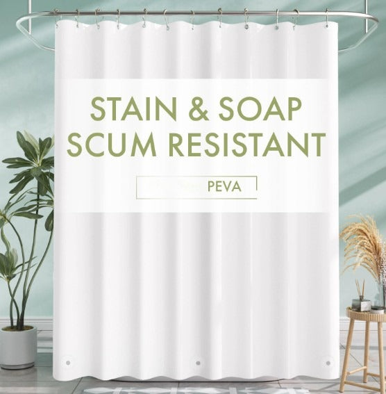 Transparent Waterproof Bath Curtain Liner
