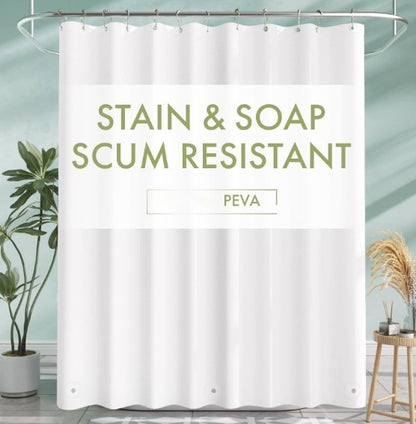 Transparent Waterproof Bath Curtain Liner