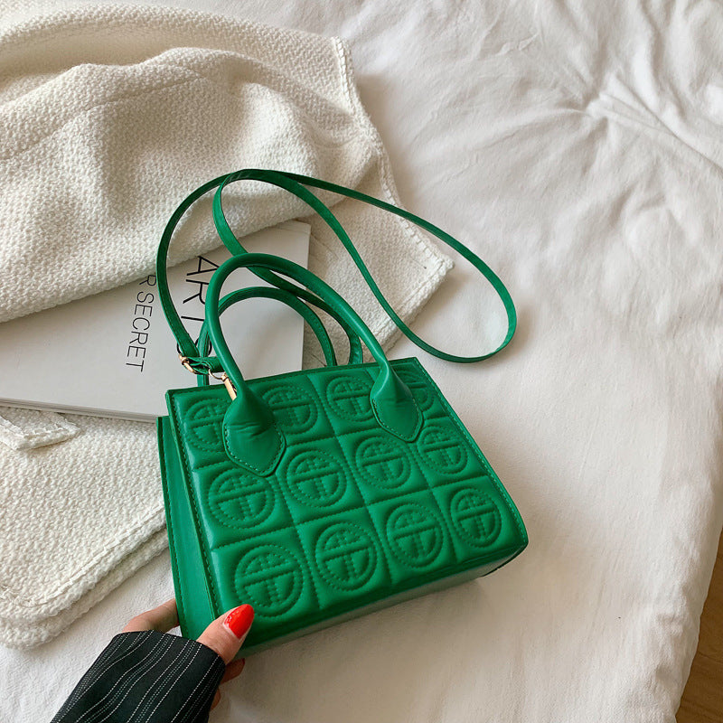 High-End Women's Versatile Square Messenger Handbag