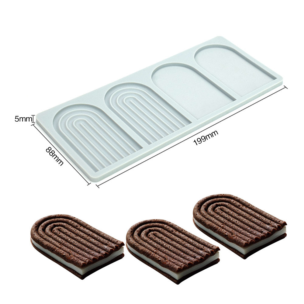 Silicone Mold for Petal Leaf Geometric Baking Decor
