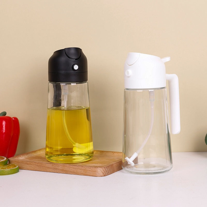 Two-in-One Glass Oil & Soy Sauce Atomizer