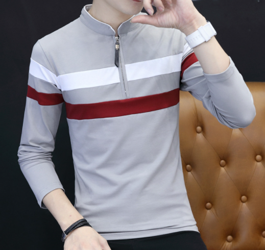 Men's Slim-Fit Long Sleeve T-Shirt