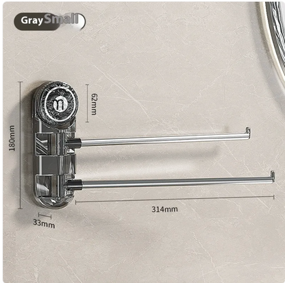 Punch-Free Rotating Towel Rack