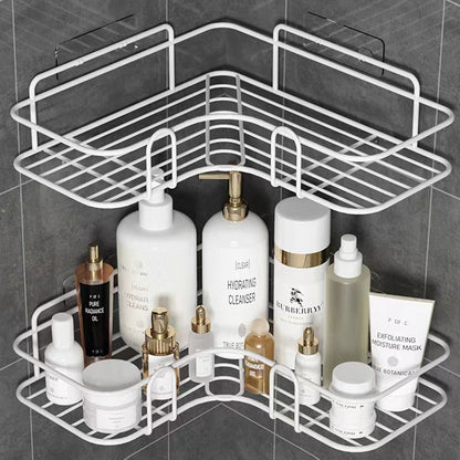 Iron Triangle Bathroom Corner Rack