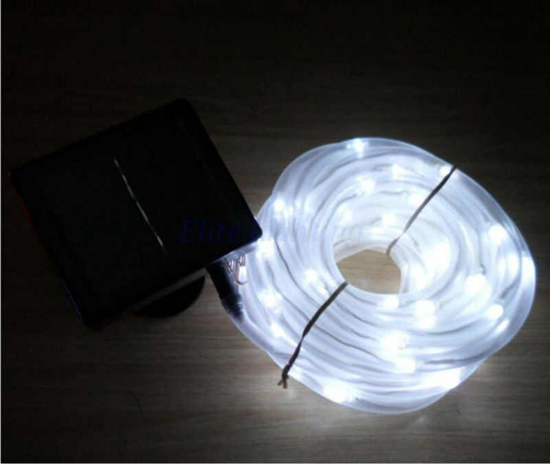 Solar String Lights with Waterproof Colorful Tubes