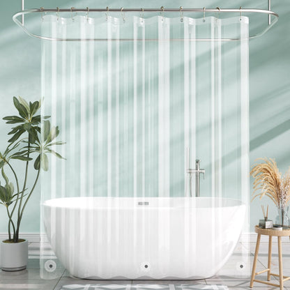 Transparent Waterproof Bath Curtain Liner