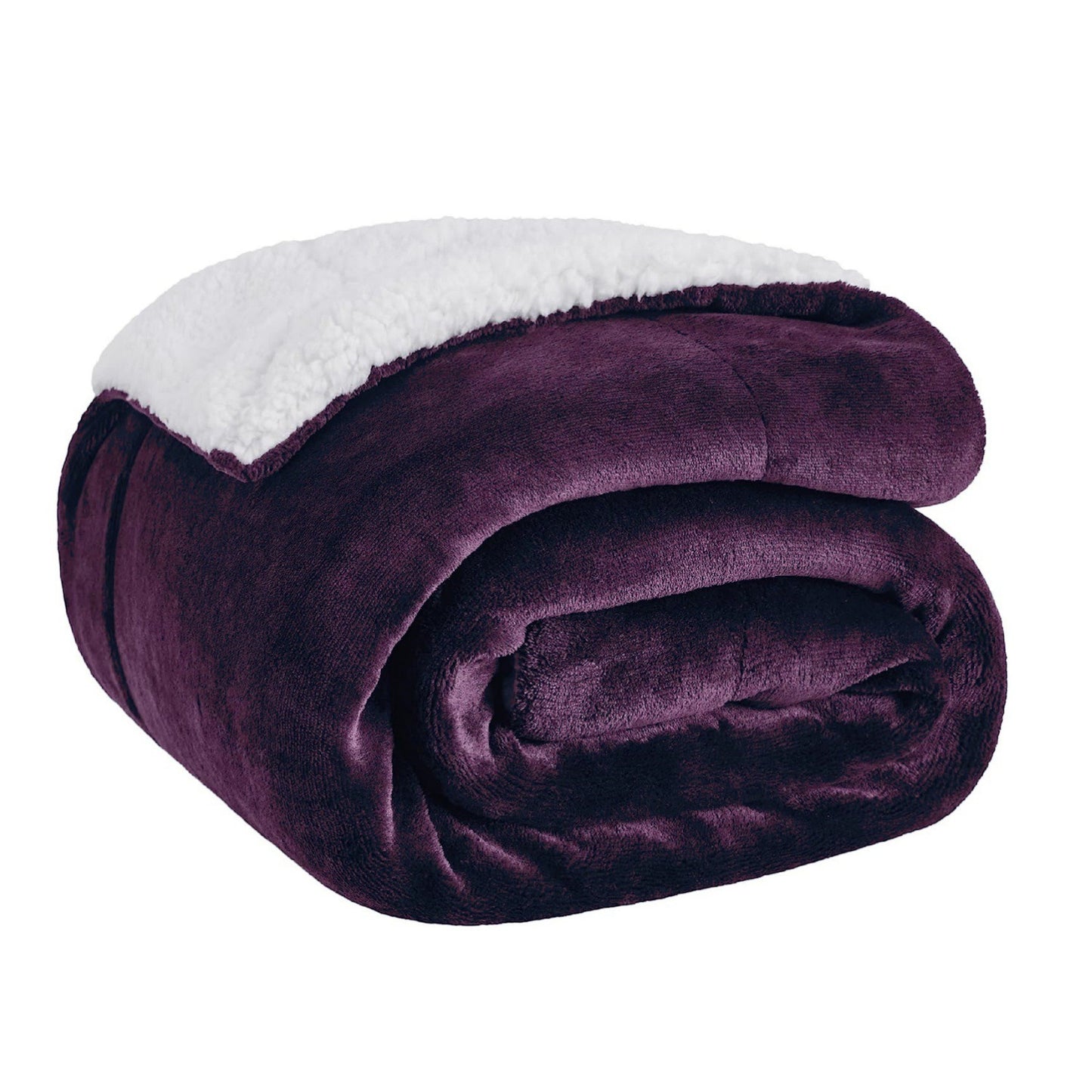 Lamb Fleece Plush Blanket for Bed