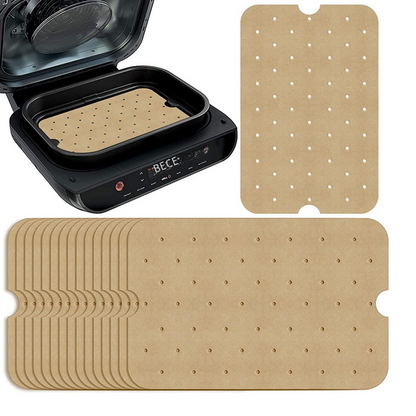 Dual Air Fryer Baking Parchment Paper 14x20.5cm