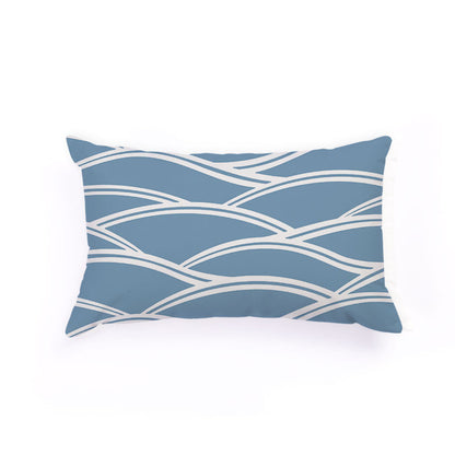 Nordic Geometric Elk Flag Custom Plush Pillow