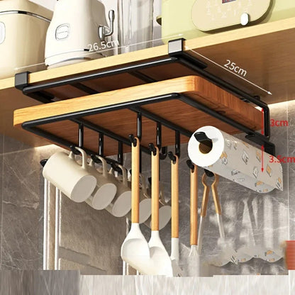 Metal Chopping Board and Lid Storage Rack