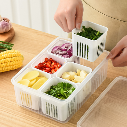 Kitchen Onion Ginger Garlic Storage Box for Refrigerator