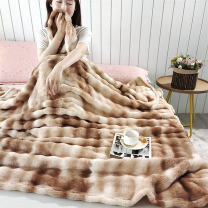 Bubble Velvet Multicolor Blanket