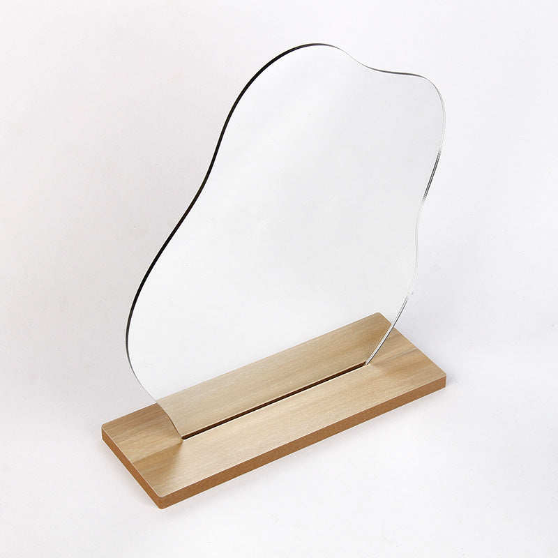 Irregular Makeup Mirror for Student Dorm Decor