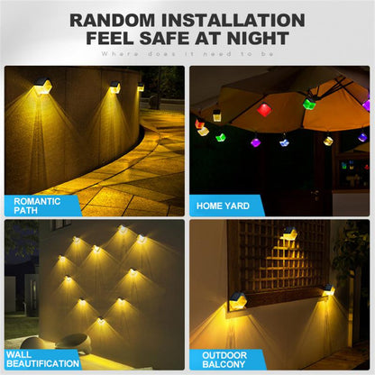 Waterproof IP65 Solar Powered Outdoor Wall Lamp