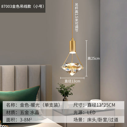 Nordic-Style Minimalist Pendant Light for Bedroom