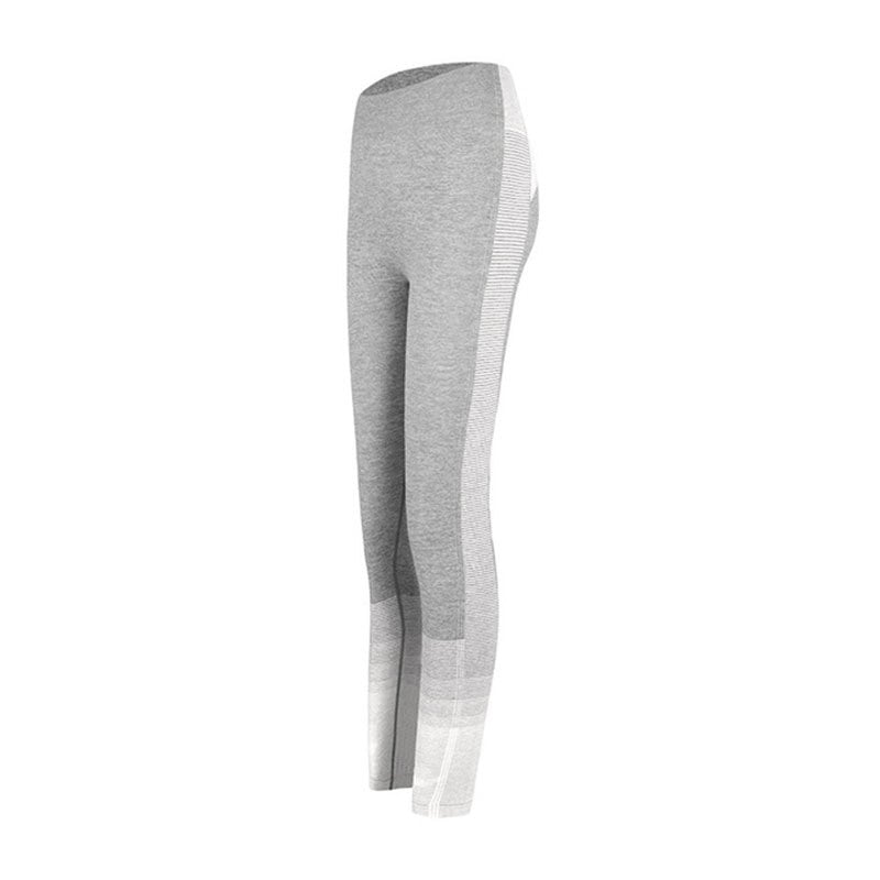 Seamless Striped Knitted Yoga Pants for Fitness