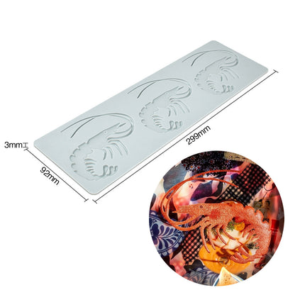 Pineapple Fruit Crisps Silicone Lace Mat for Baking