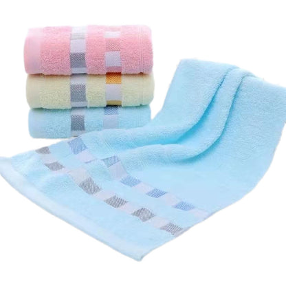 Embroidered Logo Cotton Face Towels for Wholesale