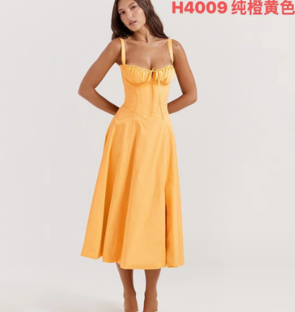 Chic Floral Maxi Dress - Waist Defined