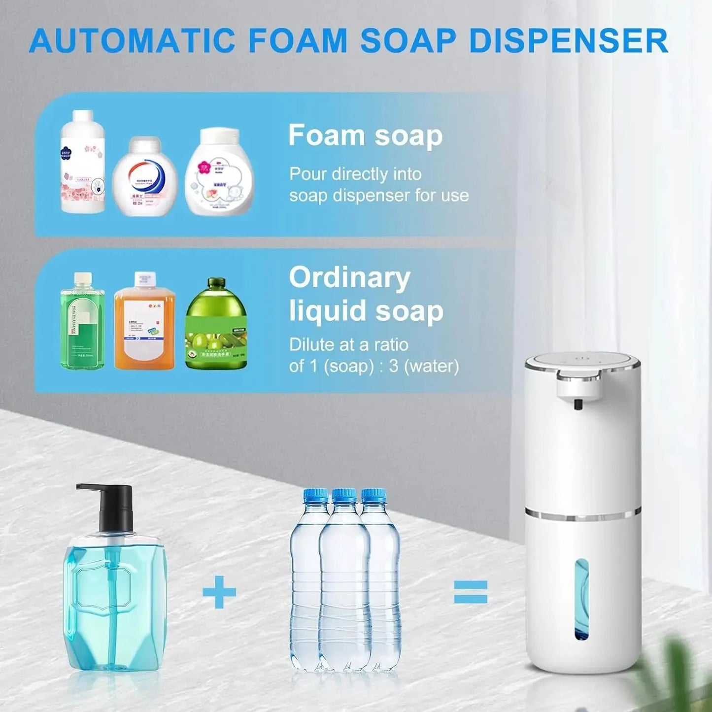 Automatic Touchless Foam Soap Dispenser