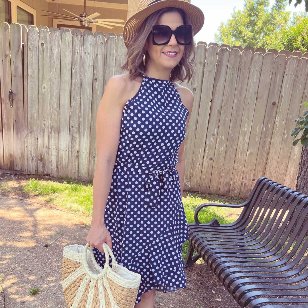 Sunny Freckle Midi Dress